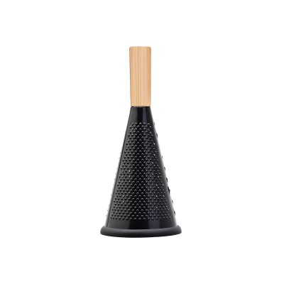 Τρίφτης Bamboo Essentials ανοξείδωτος κωνικός σε μαύρο χρώμα