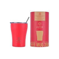 Θερμός Coffee Mug Save the Aegean χωρητικότητας 350ml σε χρώμα Scarlet red