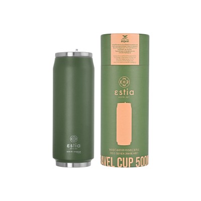 Θερμός Travel Cup Save the Aegean χωρητικότητας 500ml σε χρώμα Forest spirit