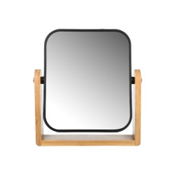 Καθρέφτης επιτραπέζιος Bamboo Essentials περιστρεφόμενος διπλής όψεως 
