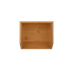 Κουτί οργάνωσης Bamboo Essentials διαστάσεων 17.8x15.7x12.5cm