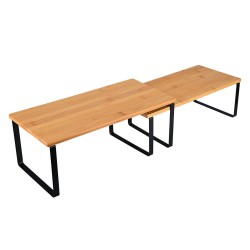 Ραφιέρα οργάνωσης πάγκου Bamboo Essentials 2 τεμάχια Ραφιέρα οργάνωσης πάγκου Bamboo Essentials 2 τεμάχια