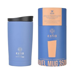 Θερμός Travel Mugs Save the Aegean χωρητικότητας 350ml Denim Blue