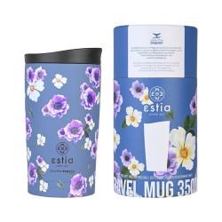 Θερμός Travel Mugs Save the Aegean χωρητικότητας 350ml Garden blue