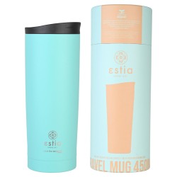 Θερμός Travel Mugs Save the Aegean χωρητικότητας 450ml Bermuda Green
