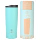 Θερμός Travel Mugs Save the Aegean χωρητικότητας 450ml Bermuda Green