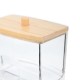 Κουτί αποθήκευσης και οργάνωσης Bamboo Essentials για μπατονέτες διαστάσεων 9x7.5x7cm με καπάκι