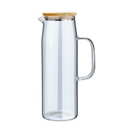 Κανάτα Bamboo Essentials γυάλινη χωρητικότητας 1500ml με καπάκι  Κανάτα Bamboo Essentials γυάλινη χωρητικότητας 1500ml με καπάκι