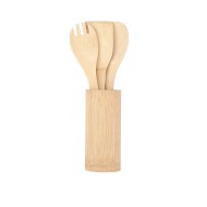 Εργαλεία μαγειρικές Bamboo Essentials με θήκη 4 τεμαχίων Εργαλεία μαγειρικές Bamboo Essentials με θήκη 4 τεμαχίων