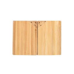 Δοχεία για αλάτι και πιπέρι Bamboo Essentials με μαγνήτη σετ 2 τεμαχίων 
