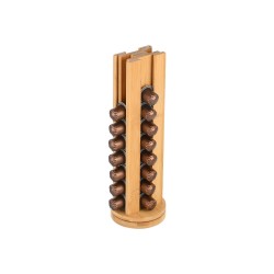 Βάση για κάψουλες ESPRESSO Bamboo Essentials 36 θέσεων περιστρεφόμενη  Βάση για κάψουλες ESPRESSO Bamboo Essentials 36 θέσεων περιστρεφόμενη