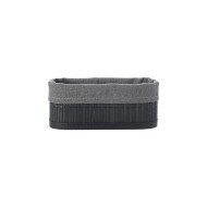 Καλάθι οργάνωσης Bamboo Essentials διαστάσεων 19.5x10cm με επένδυση σε μαύρο χρώμα Καλάθι οργάνωσης Bamboo Essentials διαστάσεων 19.5x10cm με επένδυση σε μαύρο χρώμα