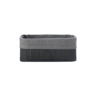 Καλάθι οργάνωσης Bamboo Essentials διαστάσεων 24.5x15cm με επένδυση σε μαύρο χρώμα Καλάθι οργάνωσης Bamboo Essentials διαστάσεων 24.5x15cm με επένδυση σε μαύρο χρώμα