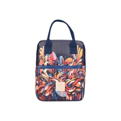 Τσάντα φαγητού Save the Aegean ισοθερμική χωρητικότητας 7lt της σειράς Vibrant Vortex