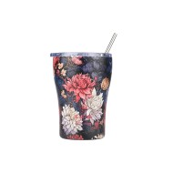 Θερμός Coffee Mug Save the Aegean χωρητικότητας 350ml σχέδιο Midnight Blossom