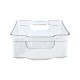 Κουτί οργάνωσης ψυγείου πλαστικό διάφανο διαστάσεων 21x32cm με χερούλια