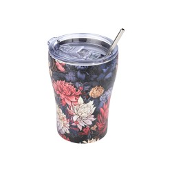Θερμός Coffee Mug Save the Aegean χωρητικότητας 350ml σχέδιο Midnight Blossom