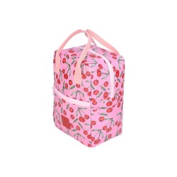 Τσάντα φαγητού Save the Aegean ισοθερμική χωρητικότητας 7lt της σειράς Cherry rose