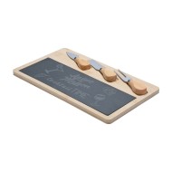 Πλατώ σερβιρίσματος με ξύλινη βάση & αξεσουάρ διαστάσεων 33x19cm Πλατώ σερβιρίσματος με ξύλινη βάση & αξεσουάρ διαστάσεων 33x19cm