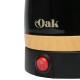 Ηλεκτρικό μπρίκι Oak ισχύος 800w με αποσπώμενη βάση 360° σε μαύρο χρώμα 