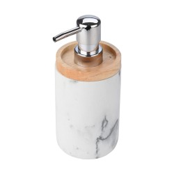 Αντλία σαπουνιού Marble ρητίνης χωρητικότητας 360ml διαστάσεων 7,5x7,5x17cm