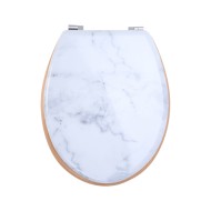 Καπάκι τουαλέτας Marble με μεντεσέδες από κράμα ψευδαργύρου Καπάκι τουαλέτας Marble με μεντεσέδες από κράμα ψευδαργύρου
