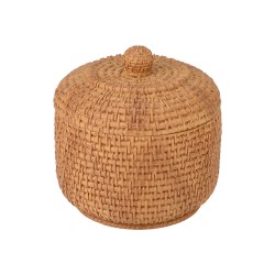 Δοχείο για βαμβάκι Rope ρητίνης διαστάσεων 10x10x10,6cm