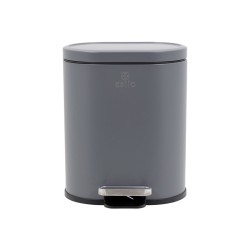 Χαρτοδοχείο μπ΄άνιου Ovoid Soft close χωρητικότητας 6lt σε χρώμα γκρι Χαρτοδοχείο μπ΄άνιου Ovoid Soft close χωρητικότητας 6lt σε χρώμα γκρι
