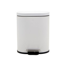 Χαρτοδοχείο μπ΄άνιου Ovoid Soft close χωρητικότητας 6lt σε χρώμα λευκό Χαρτοδοχείο μπ΄άνιου Ovoid Soft close χωρητικότητας 6lt σε χρώμα λευκό