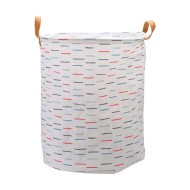 Καλάθι απλύτων Blocks με χερούλια σε λευκό χρώμα