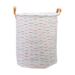 Καλάθι απλύτων Blocks με χερούλια σε λευκό χρώμα