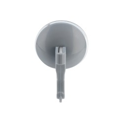 Κρεμάστρα μονή πλαστική με βεντούζα σε γκρι χρώμα