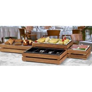 Θήκη παρουσίασης για μαχαιροπήρουνα GN 1/1 από οικολογικό Bamboo με πλαστικό ένθετο 32,5x53cm Y:12cm σειρά Crate Θήκη παρουσίασης για μαχαιροπήρουνα GN 1/1 από οικολογικό Bamboo με πλαστικό ένθετο 32,5x53cm Y:12cm σειρά Crate