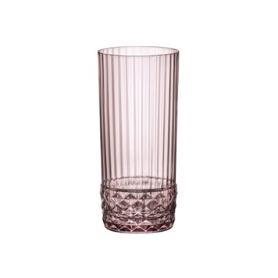Ποτήρι long drink χωρητικότητας 49cl της σειράς America '20s σε ροζέ χρώμα