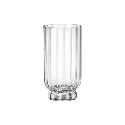 Ποτήρι γυάλινο με διακριτικά ανάγλυφα χαρακτηριστικά χωρητικότητας 43cl της σειράς Florian