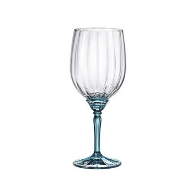 Ποτήρι κόκκινου κρασιού χωρητικότητας 53,5cl της σειράς Florian με μπλε βάση