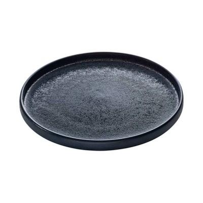 Πιάτο ρηχό διαμέτρου 27cm σε χρώμα μαύρο της σειράς Nara