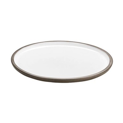 Πιάτο ρηχό κεραμικό διαμέτρου 28cm της σειράς Renew σε λευκό χρώμα