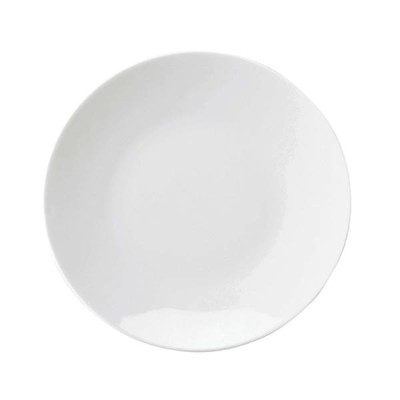 Πιάτο ρηχό πορσελάνης διαμέτρου 25cm της σειράς Athens σε λευκό χρώμα