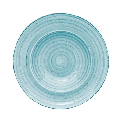 Πιάτο ζυμαρικών από πορσελάνη με μοντέρνο design διαμέτρου 26cm σειρά Turquoise Avanos Gural