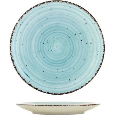 Πιάτο πορσελάνης ρηχό διαμέτρου 30cm με μοντέρνο design σειρά Turquoise Avanos Gural