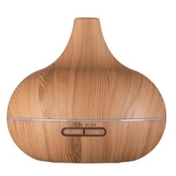 Υγραντήρας - συσκευή αρωματοθεραπείας 4W 280ml με USB σε χρώμα ξύλου