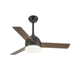 Ανεμιστήρας οροφής “MODENA” μάυρο - ξύλο 48″ 70W με τηλεχειριστήριο και 18W LED φως Ανεμιστήρας οροφής “MODENA” μάυρο - ξύλο 48″ 70W με τηλεχειριστήριο και 18W LED φως