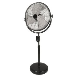 Ανεμιστήρας βιομηχανικός μεταλλικός Φ50 100W 220V 3 ταχυτήτων με ορθοστάτη και κοντρόλ