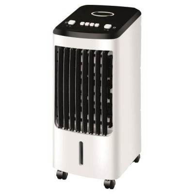 Φορητό Air Cooler λευκό-μαύρο 80W 4L 270m³/h 65dB με λυχνία ένδειξης λειτουργίας