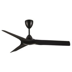 Ανεμιστήρας οροφής μαύρος Φ132 85W 190rpm 53dB με 3 φτερωτές κοντρόλ αδιάβροχος IP44 Ανεμιστήρας οροφής μαύρος Φ132 85W 190rpm 53dB με 3 φτερωτές κοντρόλ αδιάβροχος IP44