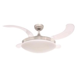 Ανεμιστήρας οροφής νίκελ 40W 6 ταχυτήτων με Led φωτισμό χρονοδιακόπτη και χειριστήριο Ανεμιστήρας οροφής νίκελ 40W 6 ταχυτήτων με Led φωτισμό χρονοδιακόπτη και χειριστήριο