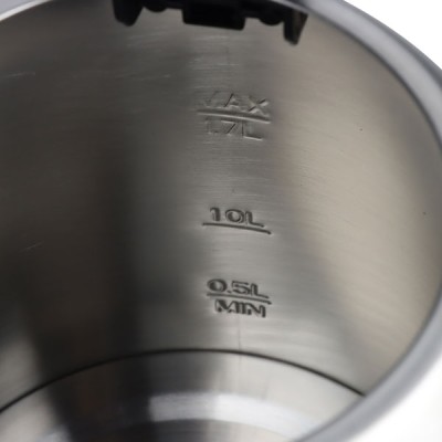 Ηλεκτρικός βραστήρας INOX με χωρητικότητα 1,7L 1850-2200W 220-240V με περιστρεφόμενη βάση 360° Ηλεκτρικός βραστήρας INOX με χωρητικότητα 1,7L 1850-2200W 220-240V με περιστρεφόμενη βάση 360°