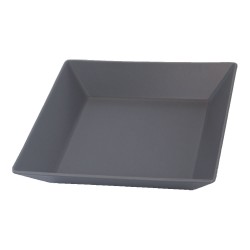 Βαθύ - σπαγγέτι διαστάσεων 21x21cm σε χρώμα γκρι - ματ της σειράς Tokyo