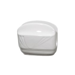 Χαρτοπετσετοθήκη πορσελάνης σε χρώμα λευκό της σειράς Nefeli 